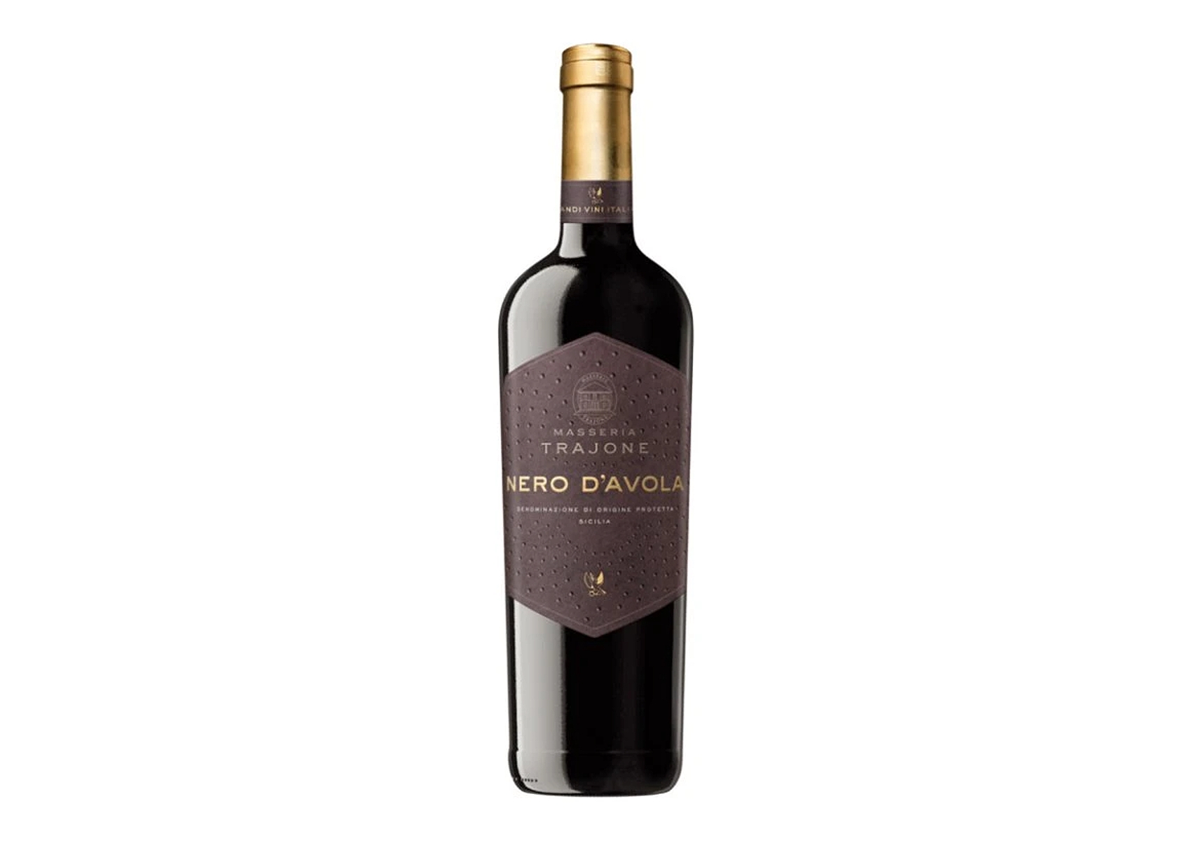 Víno červené Masseria Trajone Nero D´Avola DOP (tiché víno) 0,75l